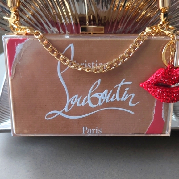 Christian Louboutin Other - Christian Louboutin Paper Shopping Bag UPCYCLED Novelty Clutch